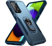 Case for Samsung Galaxy A73 A72 A71 A55 A54 M42 M40S M12 Shockproof Armor 360° Car Magnetic Ring Holder Soft Edges Phone Cover