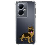 Funda Silicona Antigolpes para Vivo V29 Lite 5G diseño Perros 03 Dibujos