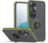 Matte Case for OPPO A60 A40 A40M A80 A79 5G A98 A78 A58 A38 A18 A3 Pro Rugged Armor Magnetic Ring Stand Shockproof Protect Cover