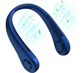 Ventilador De Cuello Colgante Sin Hojas, Mini Ventilador Portátil Usb, Súper Fuerte Viento, Silencioso Viento Natural, Recargable