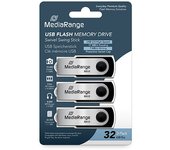 PENDRIVE 32GB USB 2.0 MEDIARANGE 3 PACK