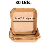 Large Air Fryer Disposable Paper Liner 23cm Non-stick Airfryer Parchment Special Baking Paper for 3-10QT Cooking/Steaming Basket