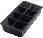 Bandejas para cubitos de hielo de silicona, fáciles de soltar y flexibles, con 4 bandejas de hielo y tapa extraíble antiderrames, sin BPA, duraderas y aptas para lavavajillas, 10,5 x 10,5 x 4,5 cm