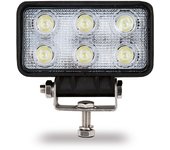 Faro de trabajo rectangular 6 leds 18w 10-30v 1200lm goodyear