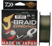 2024 DAIWA  J-BRAID Expedition X8 Fishing Line 150/300M Braided PE