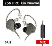 KZ ZSN Pro Hanging In Ear Monitor Earphones Metal Technology Hifi Bass Earbuds Sport Noise Cancelling Headset ZSX Gamer Mic X
