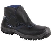 Bota de Piel Seguridad S3 Modelo Urian Color Negro con Cierre de Velcro y  Puntera de Carbono Light - Tallas de 36 a 47 COFAN