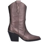 Alpe 2037 40 64 Bota Mujer Marron Campero Piel Goma 7cm