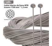 HEPPE Bike Shifter Brake Cables Grinding Stainless Steel Cable MTB Road Bike Front Rear Derailleur Shift Cable Brake Cable Set