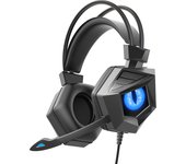 LED Light Wired Gaming Headset with 3.5mm Plug Surround Sound HD Mic for PC Computer Laptop PS4 PS5 XBox Switch Headphone