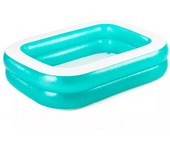 LILI HOME Piscina Inflable Rectangular 305x183x56 cm Y más medidas para elegir. Ofrece espacio más que suficiente para que toda la familia se refresque y se divierta durante los días calurosos. Las paredes laterales extragruesas ofrecen mayor resistencia