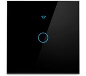 Tuya Wifi Smart Light Switch EU 1/2/3Gang Touch Light Switch No Neutral Wire Wall Light Switches for Alexa Google Voice Control