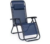 Silla plegable gravedad cero silla tumbona ajustable sillón reclinable con reposacabeza gravedad, medida 190x58x30, peso 6kilos  cero para playa, jardín, terraza, patio