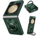 360° Magnetic Ring Kickstand Case for Magsafe Samsung Galaxy Z Flip 6 5 4 3 ZFlip Flip5 Flip4 Flip6 5G Macsafe Holder Hard Cover