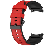 Silicone+Leather Strap for Samsung Galaxy Watch 7 6 5 Pro 40mm 44mm Band Watch6 4 Classic 47/43/46mm Replacement Correa Bracelet
