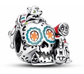 Charm Pandora Calavera de Miguel y Dante de Coco de Disney Pixar que brilla en la oscuridad