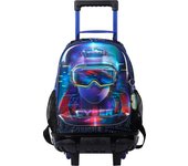 Totto Mochila infantil ruedas Mettaverse -Dimensiones:30 x 41 x 17 cm-Material:Poliester
