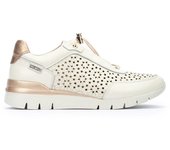 Pikolinos W4R-6584 Zapatillas para mujer blancas en piel 85424