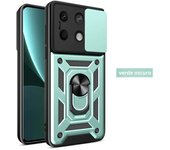 Armor Case For Xiaomi Poco X6 Pro C65 C40 M6 M5 F6 F5 X5 X4 F4 GT Cover Lens Protection With Ring Magnetic Holder Coque Fundas