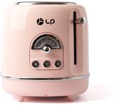 "Tostadora Retro LP de 2 Ranuras con Control de Tostado Ajustable - Diseño Vintage y Moderno para tu Cocina"
