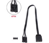 Adapter Cable For Corsair RGB To Standard ARGB 4Pin 3Pin Adapter Connector Pirate Ship Controller Adapter Line QL LL120 ICUE