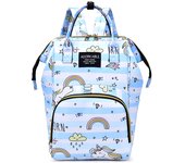 Cartoon Print Mommy Backpack Large Capacity Baby Bottle Storage Bags Baby Diaper Bag Fashion Women's Backpack Maternity Bag New