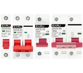 1P 2P DC MCB 12V 24V 48V Circuit Breaker Battery Car Protector DZ47 DC Positive Negative Pole Rotection  Protect Switch Isolator
