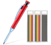 2.8mm Solid Carpenter Mechanical Pencil with Sharpener for Woodworking Construction Long Head Carpenter Pencil Stationery Supply