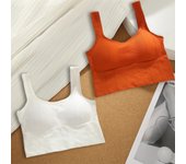 1/2/4Pcs Fitness Top Women Seamless Yoga Bra Sports Bra Anti-Sweat Shockproof Crop Top Push Up Sport Bra Gym Workout Top