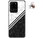 Tumundosmartphone Funda Gel Tpu para Samsung Galaxy S20 Ultra diseño Mármol 01 Dibujos