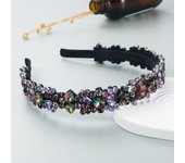Baroque Retro Court Headband, Popular Design With Rhinestone Crystal Hair Band, Korean Style Face Wash Hair Accessories