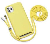 FAMZ Funda Colgante Iphone 12 Mini Silicona Amarillo