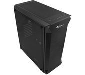 Natec GENESIS Irid 505 Torre Midi Negra para PC con Soporte para Discos Duros de 2.5 y 3.5