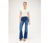 Motivi Blusa de Viscosa con Escote de Pico