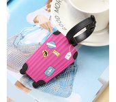 Silicone Luggage Tag Travel Trolley Case Identification Label Three-Dimensional Pattern BackpackSignatureInformation.-zmt