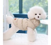 Warm Dog Clothes Vest Soft Cat Dogs Clothing Outfit Pet Puppy Chihuahua Poodle Pug Turtleneck Coat Jacket for Small Medium Dogs