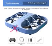 JJRC H107 Mini Drone Grid GPS Return Brushless Motor 8K HD Dual Camera 360° Laser Obstacle Avoidance RC Quadcopter Drone Toys