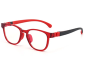 Trendy Square Anti-blue Light Kids Glasses Silicone Children Boys Girls Computer Eye Protection Eyeglasses Ultra Light Frame
