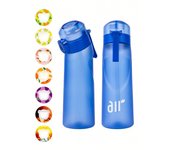 1pc Air Water Bottle With 1pc Random Flavor Pods Portable Transparent With Straw Leak Proof Suitable for Outdoor Sports