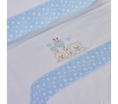 10XDIEZ Juego de sábanas cuna franela 068 / - Tejidos suaves y resistentes que garantizan confort y protección para el bebé