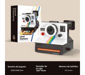 2024 New 802PCS Idea Creative OneStep SX-70 CAMERA Micro-Mini Blocks Bricks Toys Model Building Kid Christmas Gift