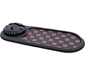 SEAMETAL 2 in 1 Dashboard Anti Slip Mat with Phone Mount 360-Degree Rotation Car Phone Holder Non-Slip Adhesive Mat for Car