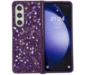 Glitter Diamond Phone Case for Samsung Galaxy Z Fold 6 5 4 3 Luxury Shining Rhinestone Shockroof Case for Galaxy Z Flip 6 5 4 3