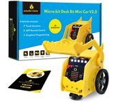 Keyestudio Micro:Bit V2 Robot Car Kit for MicroBit  Smart Robot Car STEM Programmable Electronic Study Kit Kids Educational Toys