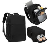 Mochila de Viaje para Cabina de Avión 45x36x20  para Vueling, EasyJet, Ryanair  Equipaje de Mano Impermeable y Espaciosa con Compartimento para Zapatos y Puerto USB  Mochila Antirrobo Multifuncional para Viajes y Escapada  (2210-002 1288 2350 H24)
