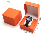 Watch Storage Box PU Single Watch Display Case Wristwatch Watch Holder Travel Jewelry Watch Organizer For Men Gift