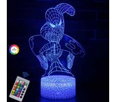 2024 Spiderman VS venom 7/16 Colors Touch Remote Control LED Night Lamp Touch Table Lamp Ornaments Kids Toys Gifts