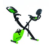 Eco-De Bicicleta Estática Plegable SLIM BIKE Doble Resistencia Elástica para ejercicios de brazos y pecho, Panel LCD ECO-809 Eco-De