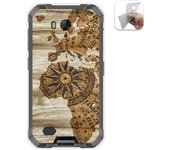 Tumundosmartphone Funda Gel Tpu para Ulefone Armor X6 diseño Madera 07 Dibujos