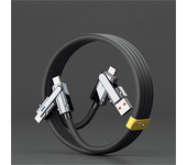 NNBILI 4 In 1 120W USB Type C to Type C IOS Cable 3 IN 1 PD 100W Fast Charging Data Cable for iPhone 11 12 13 14 15 Pro Max